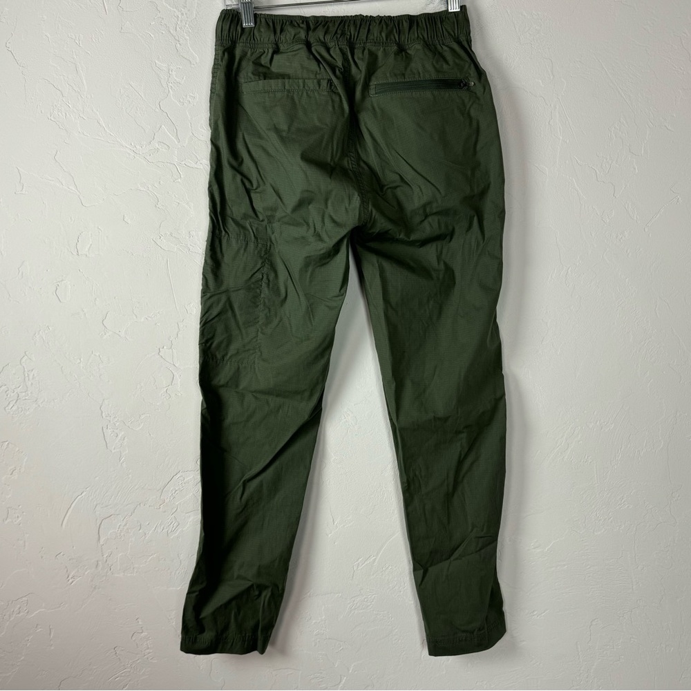 Orvis Pants Sweat Joggers Go The Distance Straight Leg Ankle Solid Green Dark - Picture 2 of 10